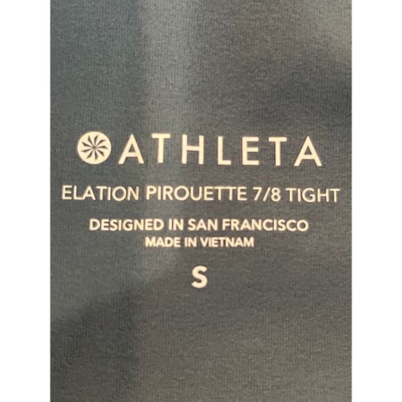 Athleta Elation Pirouette 7/8 Legging Slate Blue Size Small - Picture 6 of 9